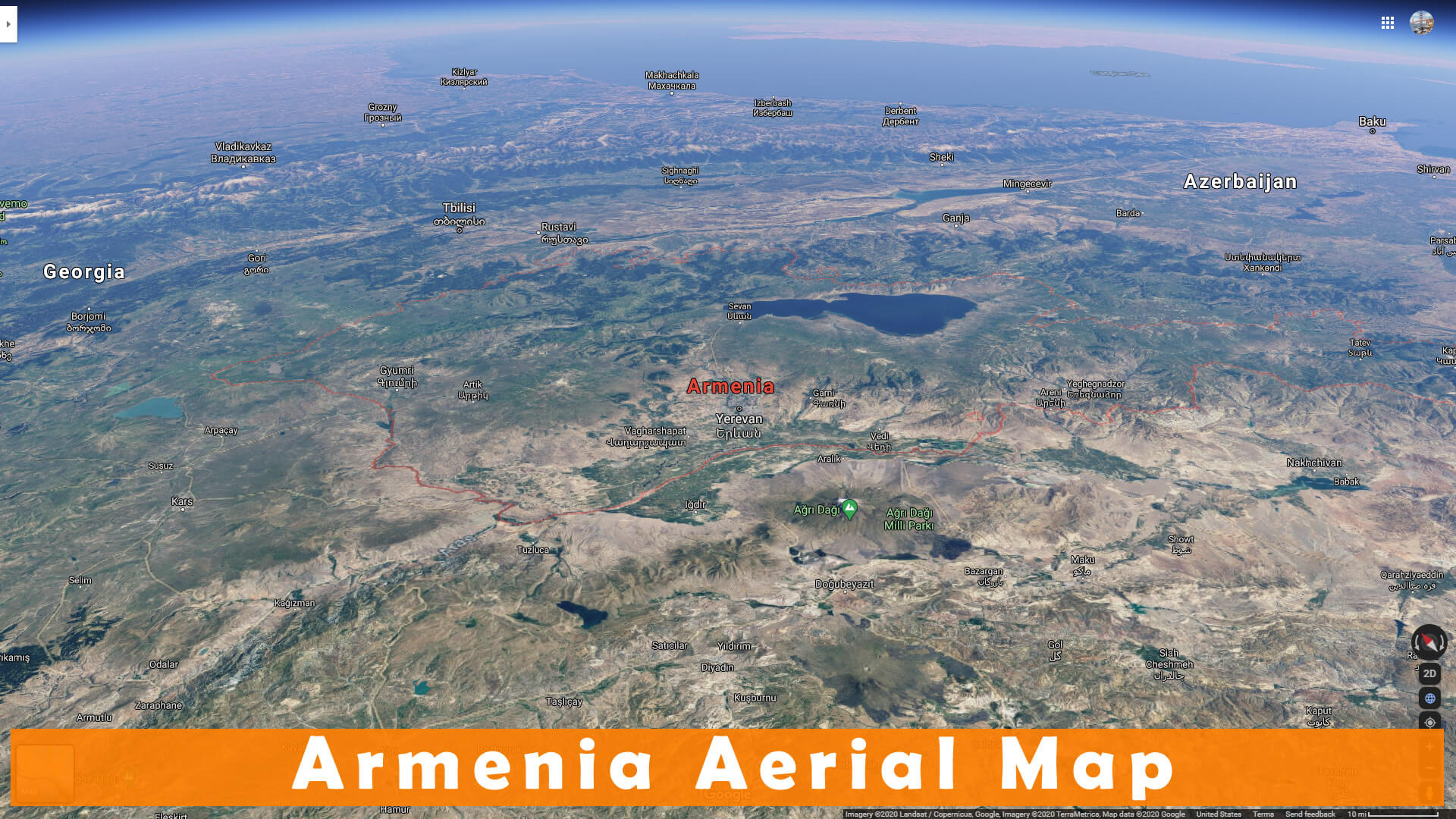 Armenia Aerial Map